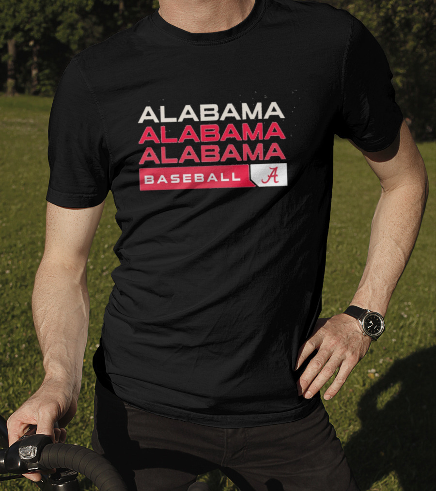 Alabama Crimson Tide College Baseball 2026 Hype Tri Blend T-Shirt