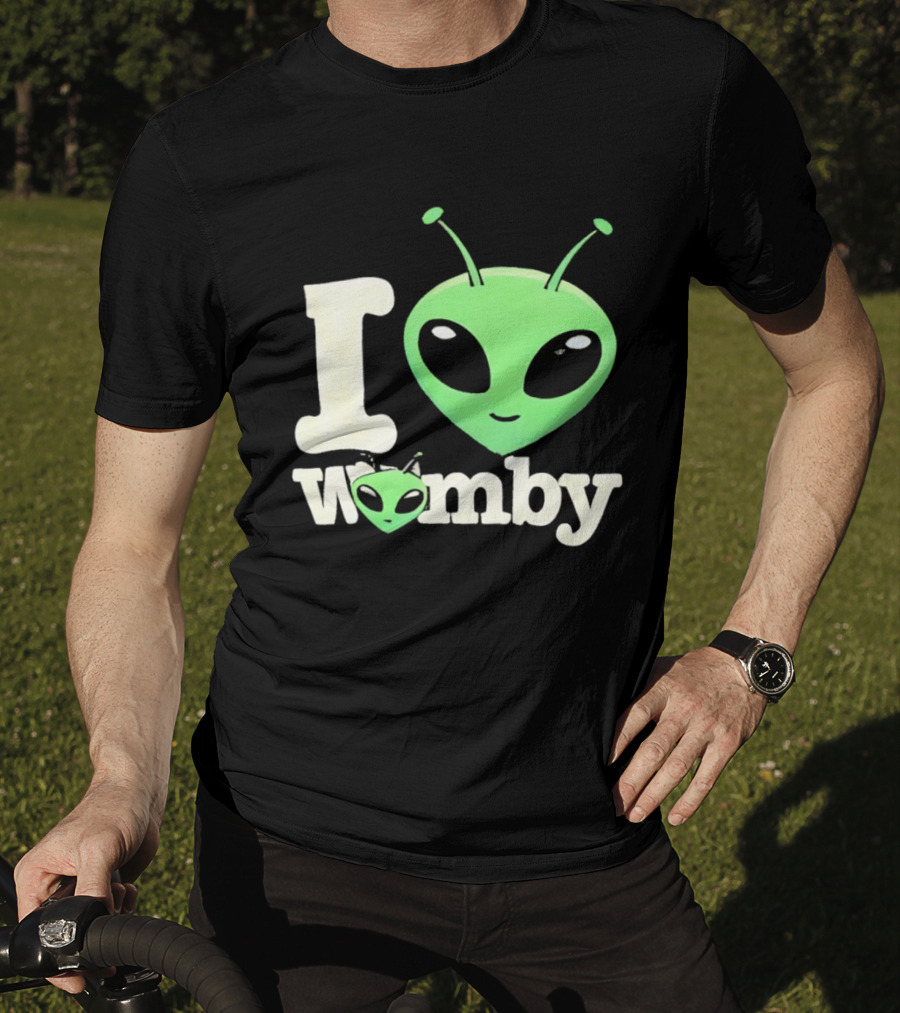 I Love Womby Aliens Victor Wembanyama San Antonio Spurs Basketball T-Shirt