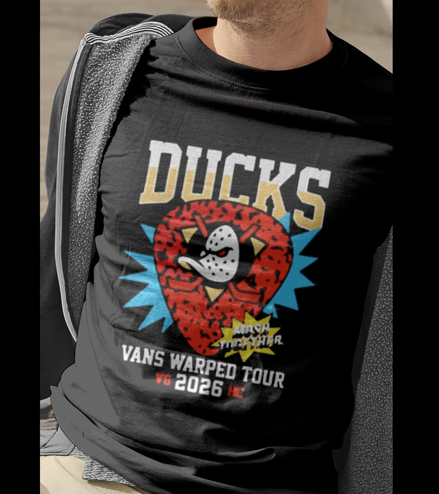 Anaheim Ducks Vans Warped Tour 2026 Smash The Patriarchy T-Shirt