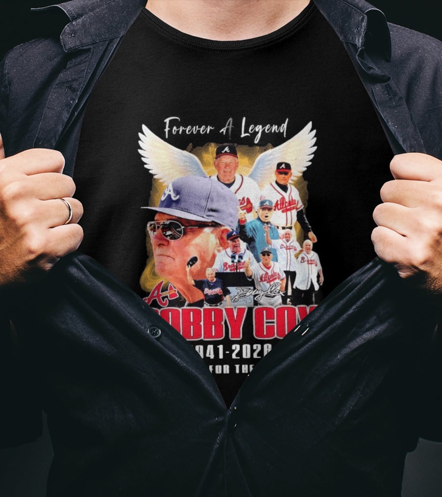 Bobby Cox 1941 2026 Atlanta Baseball Legend Thank You For The Memories T-Shirt