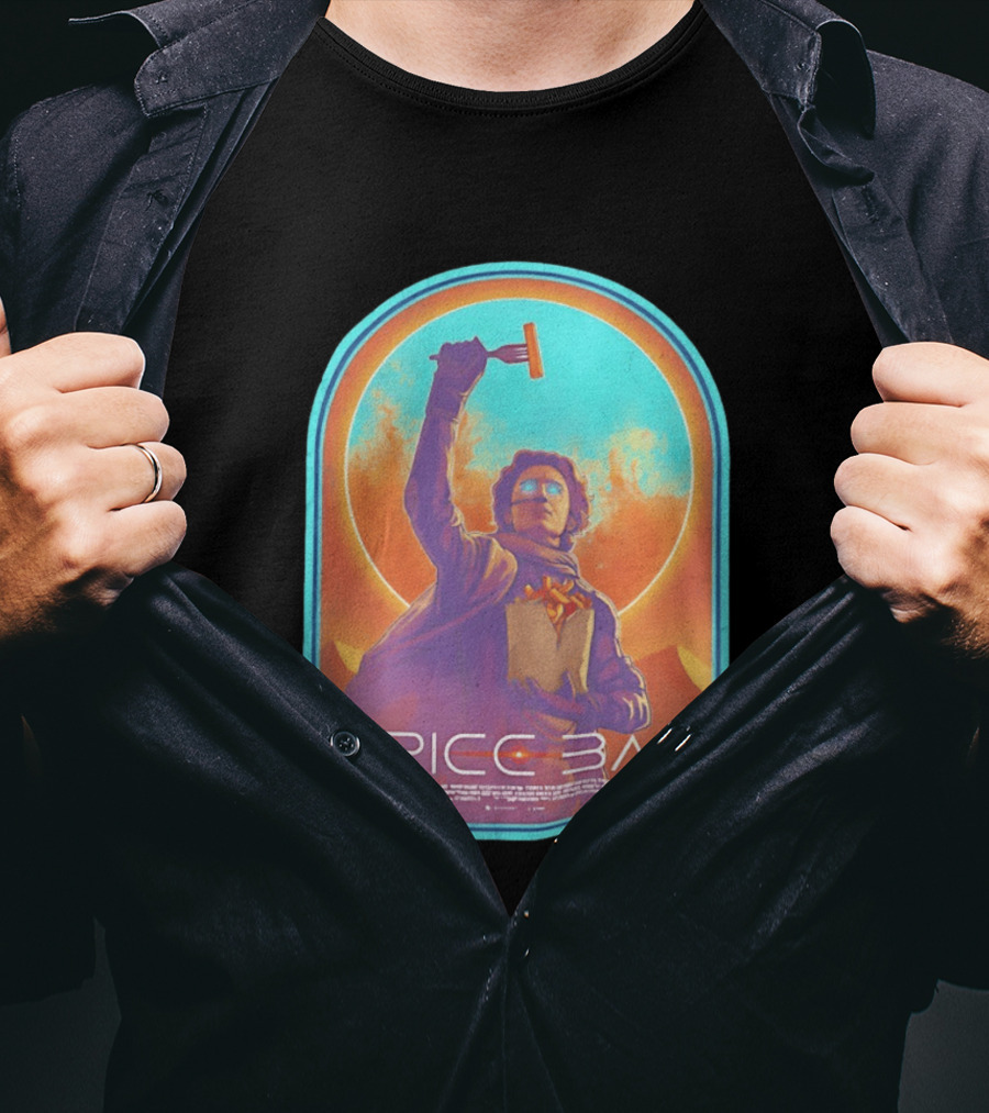 Dune Spice Bag Sci Fi Parody Pop Culture T-Shirt