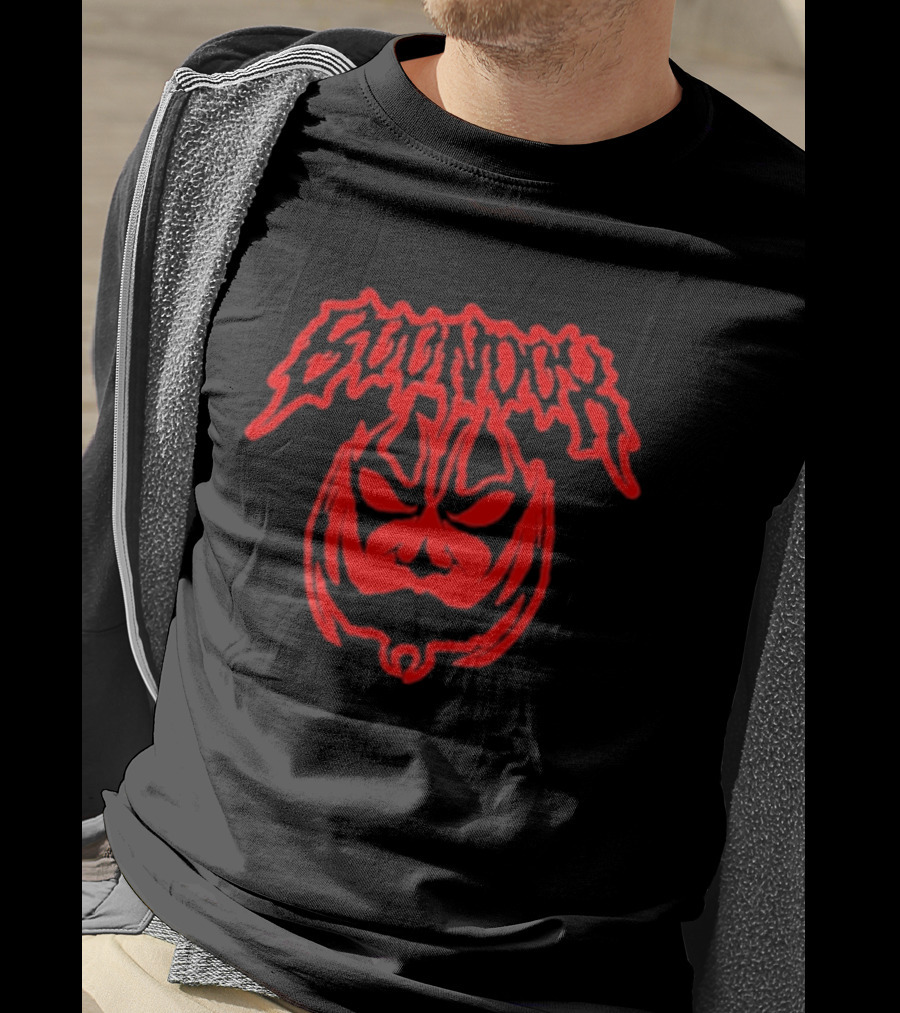 Boondox Glowing Horror Mask Red Drip T-Shirt