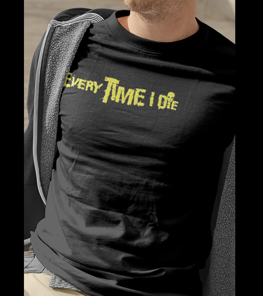 Every Time I Die Skull Yellow T-Shirt