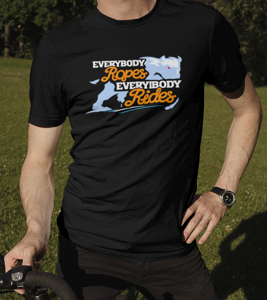 Buffalo Sabres Everybody Ropes Everybody Rides T-Shirt