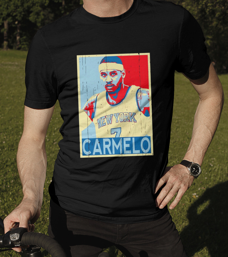 New York Knicks Carmelo Anthony 7 NBA T-Shirt