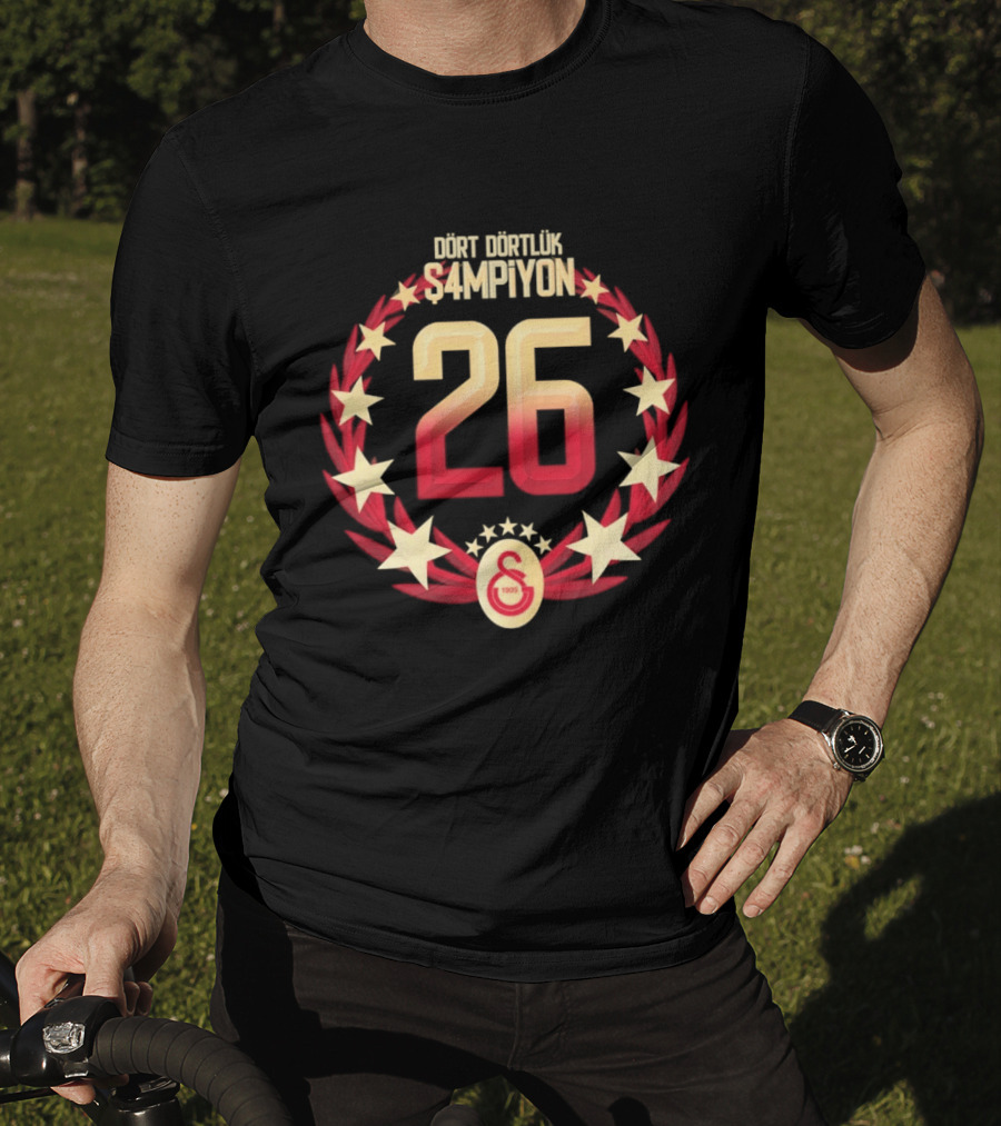 Galatasaray 26 Süper Lig Şampiyonları Diğerlerinin Şampiyonu T-Shirt