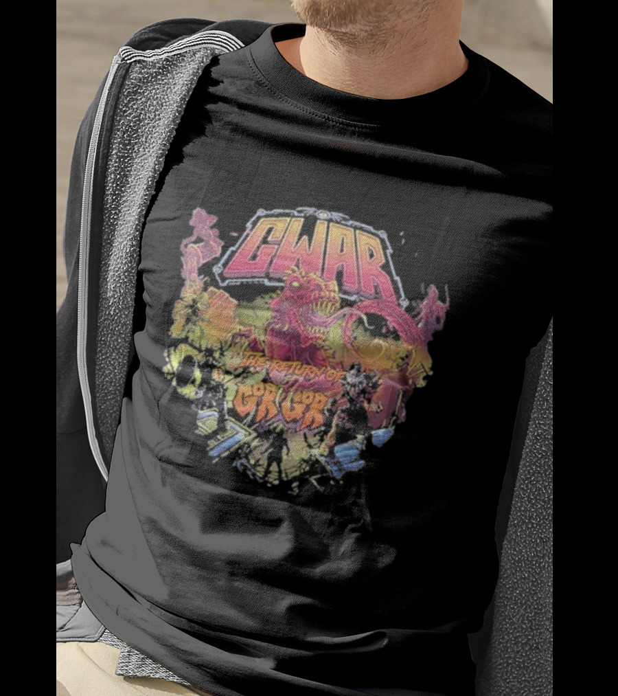 Gwar The Return Of Gor Gor Dinosaur Retro Band T-Shirt