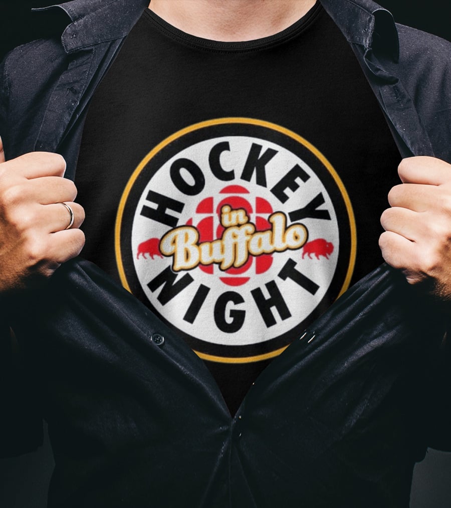 Hockey Night In Buffalo Buffaloes CBC T-Shirt