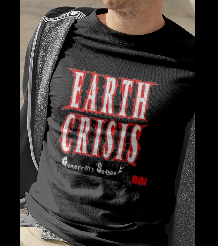 Earth Crisis Doomsday Gomorrah's Season Ends Holy Mountain Printing T-Shirt
