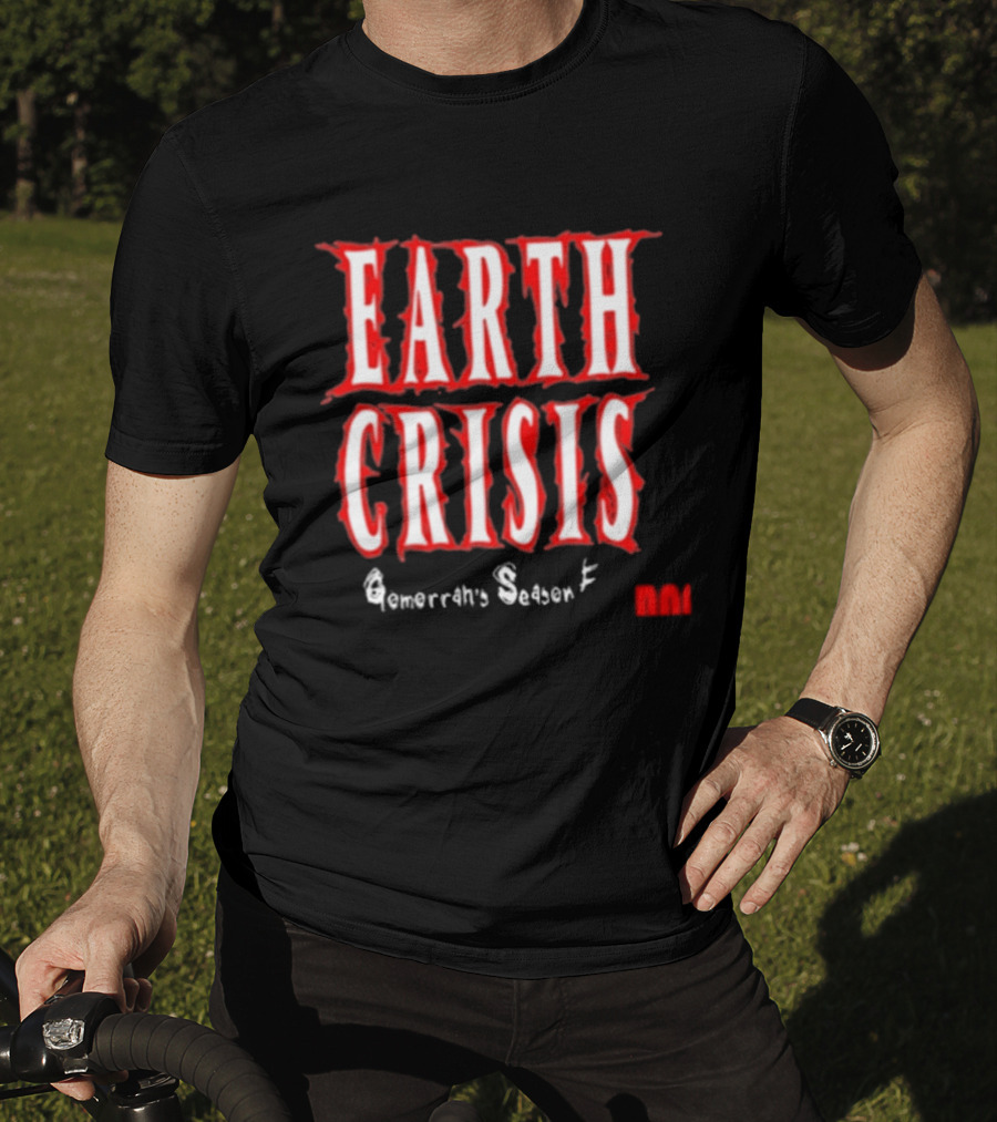 Earth Crisis Doomsday Gomorrah's Season Ends Holy Mountain Printing T-Shirt