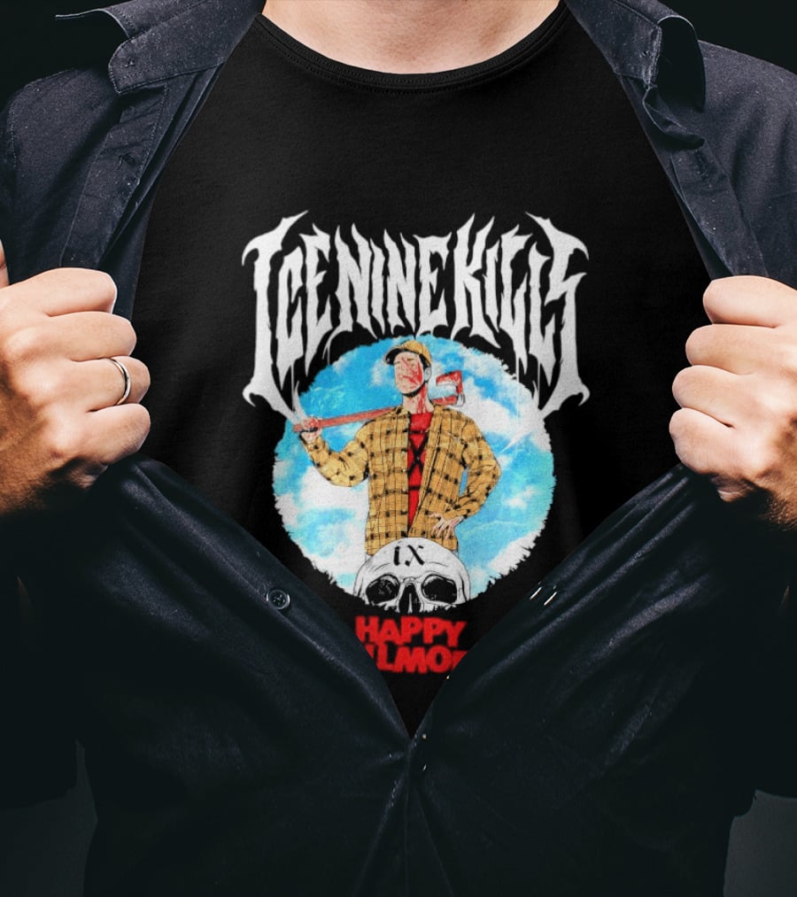 ICE NINE KILLS Happy Killmore Axe Skull T-Shirt