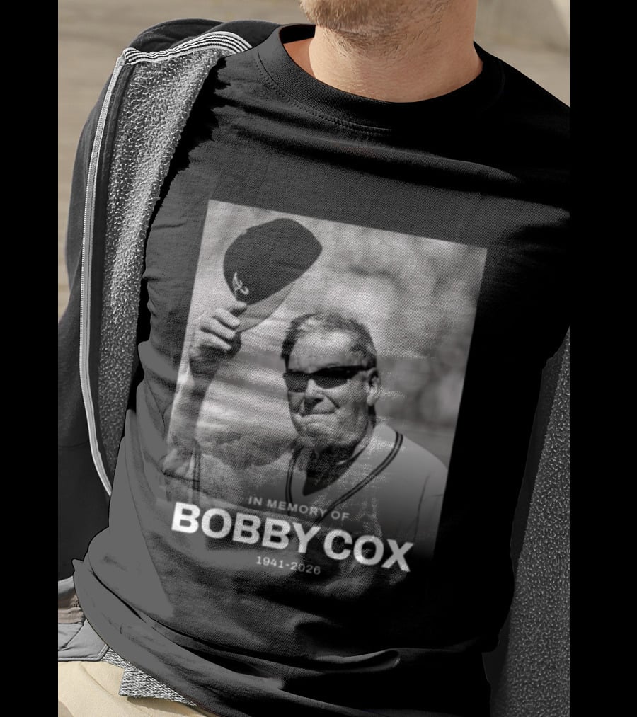 In Memory Of Bobby Cox 1941 2026 T-Shirt