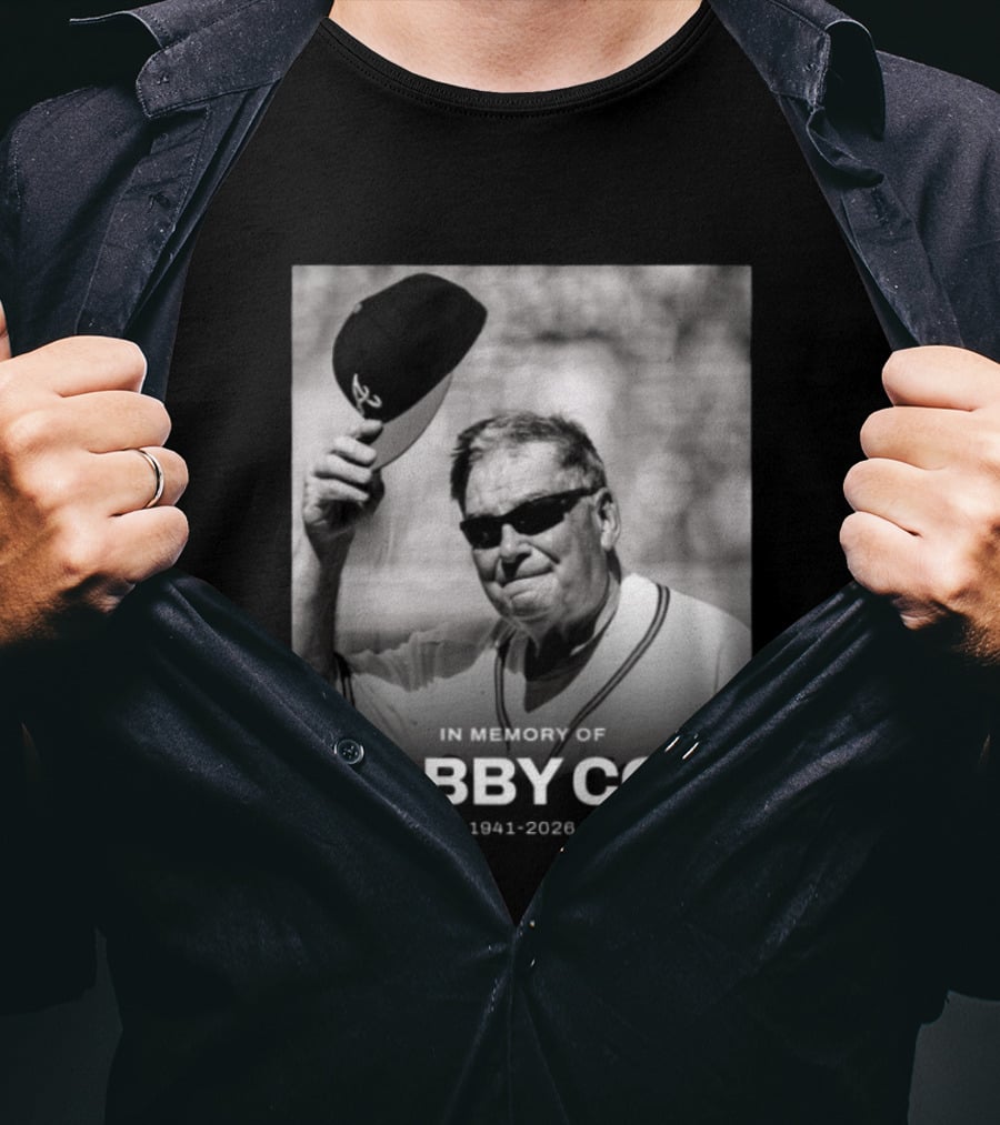 In Memory Of Bobby Cox 1941 2026 T-Shirt