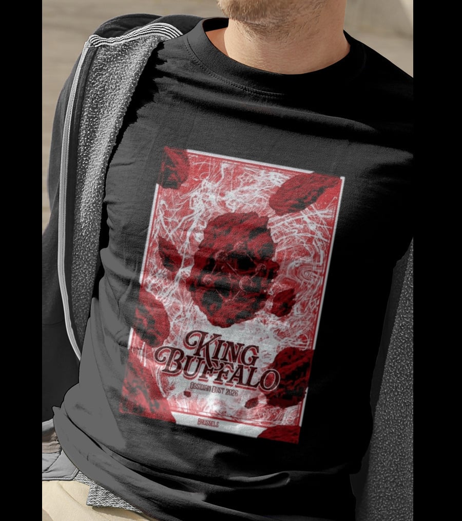 King Buffalo Obsidian Dust 2026 Brussels Belgium May 17 2026 T-Shirt
