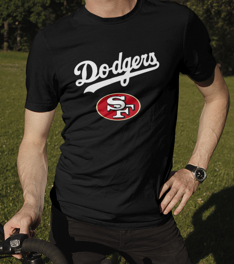 Dodgers SF Baseball Jersey Los Angeles San Francisco 49ers T-Shirt