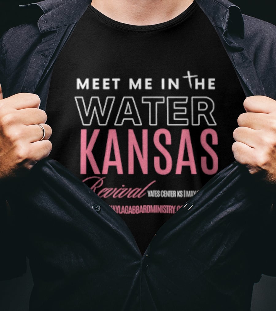 Meet Me In The Water Kansas Revival June 2 3 2023 T-Shirt