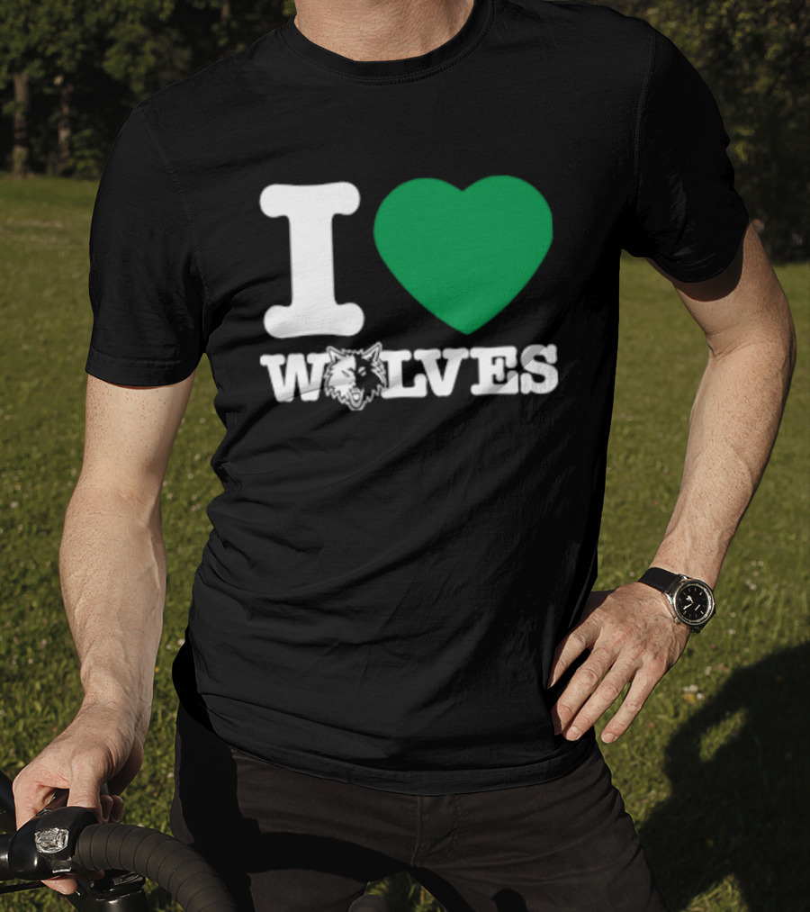 Minnesota Timberwolves I Love Wolves T-Shirt