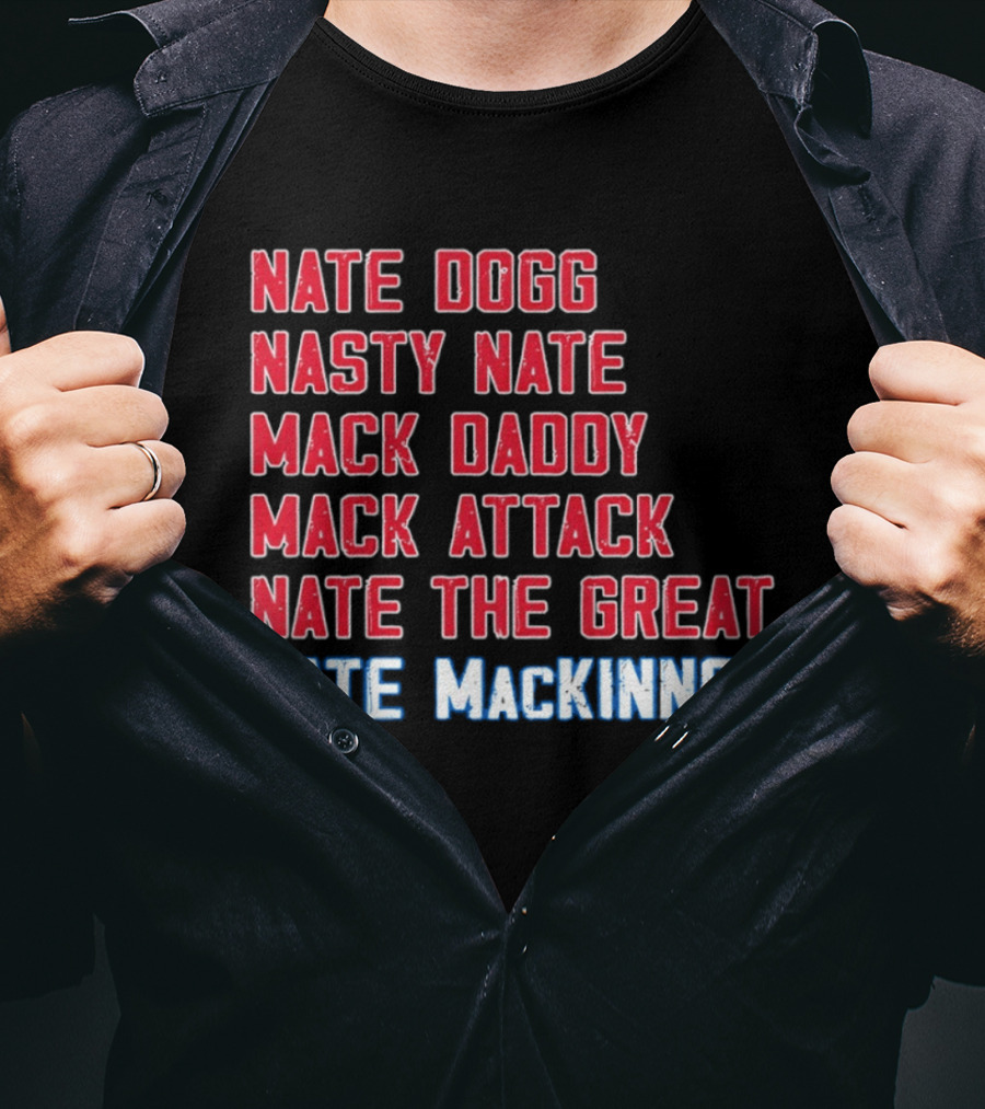 Nathan MacKinnon Nate Dogg Nasty Nate Mack Daddy Mack Attack Nate The Great T-Shirt