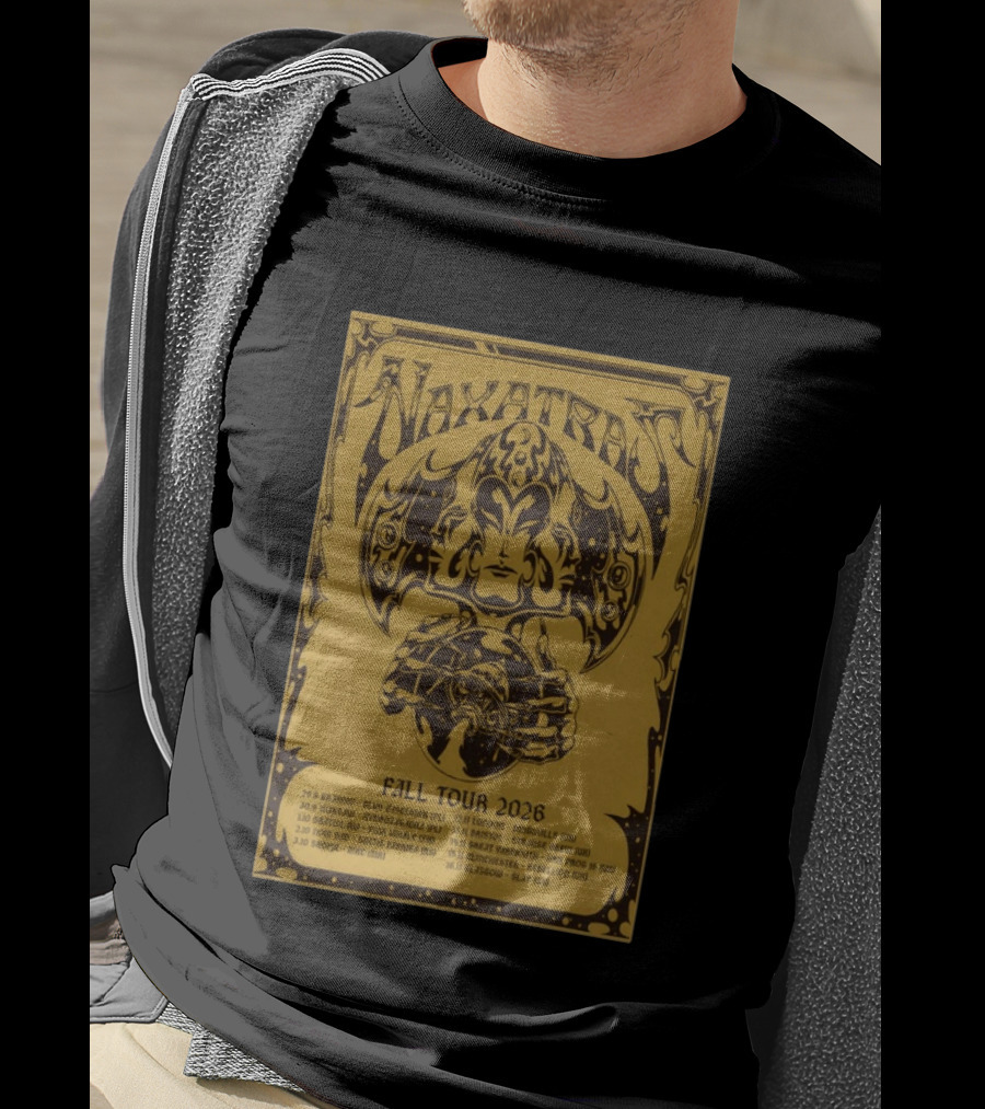 Naxatras Fall Tour 2026 European Concert Dates And Locations T-Shirt