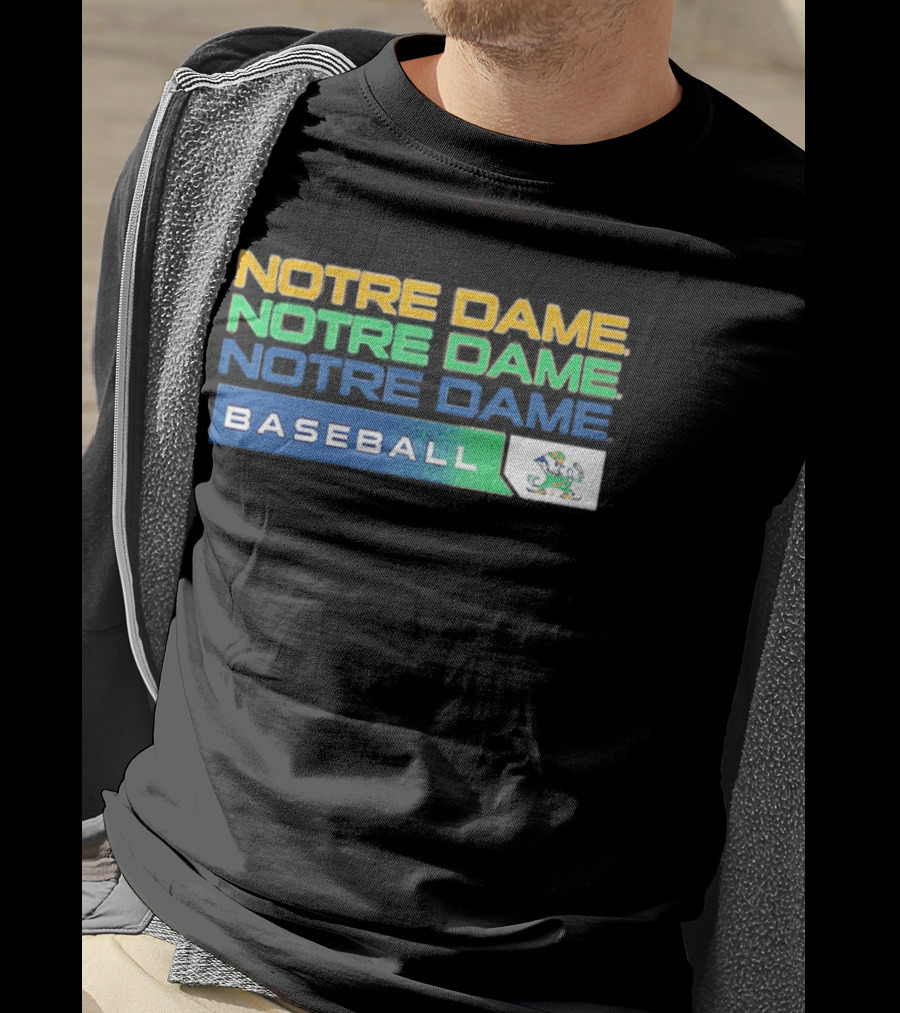 Notre Dame College Baseball Fighting Irish Tri Blend 2026 T-Shirt