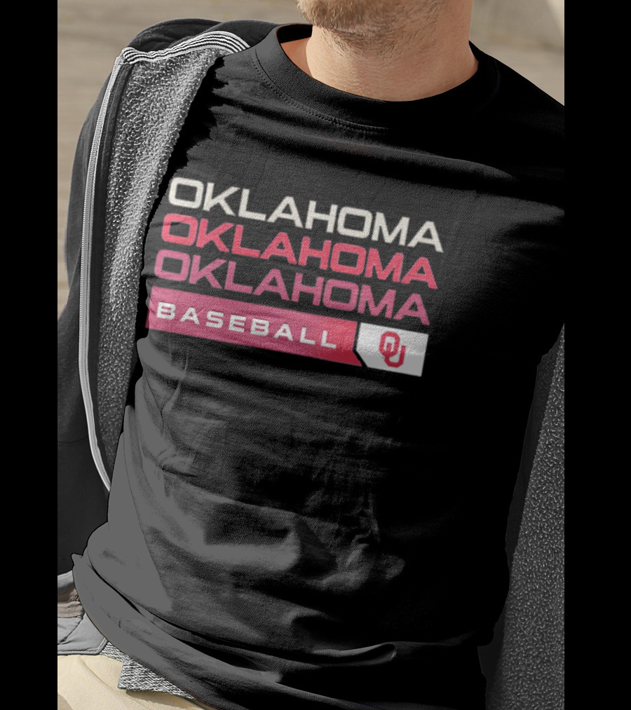 Oklahoma Sooners Baseball 2026 Tri Blend Hype T-Shirt