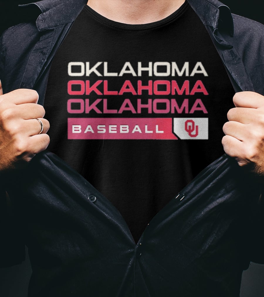 Oklahoma Sooners Baseball 2026 Tri Blend Hype T-Shirt
