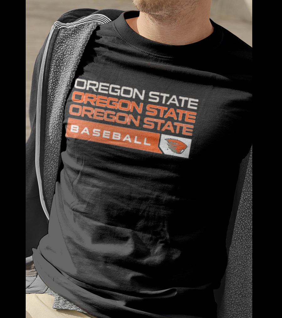 Oregon State Beavers College Baseball 2026 Tri Blend T-Shirt