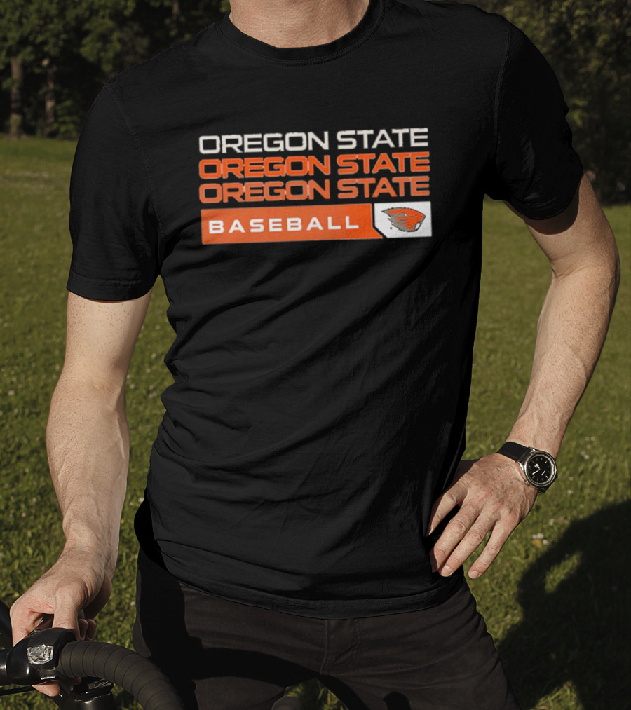 Oregon State Beavers College Baseball 2026 Tri Blend T-Shirt