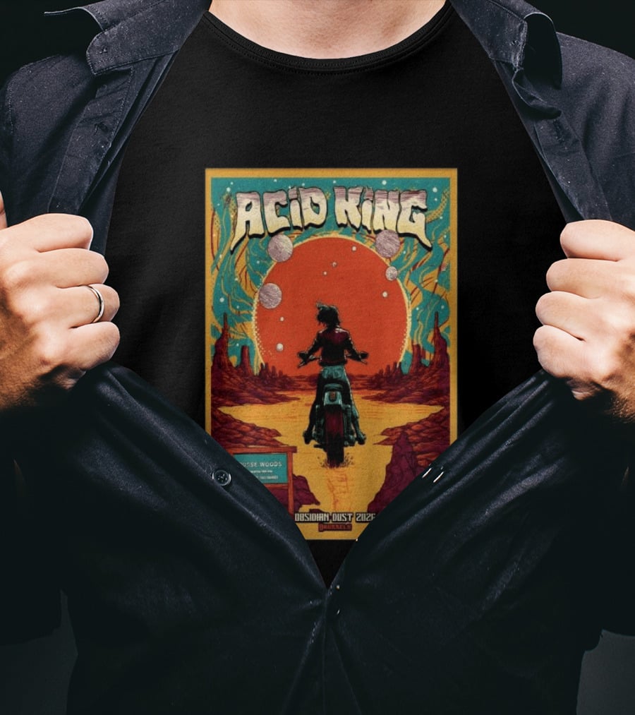 Acid King Obsidian Dust 2026 Brussels Busse Woods T-Shirt