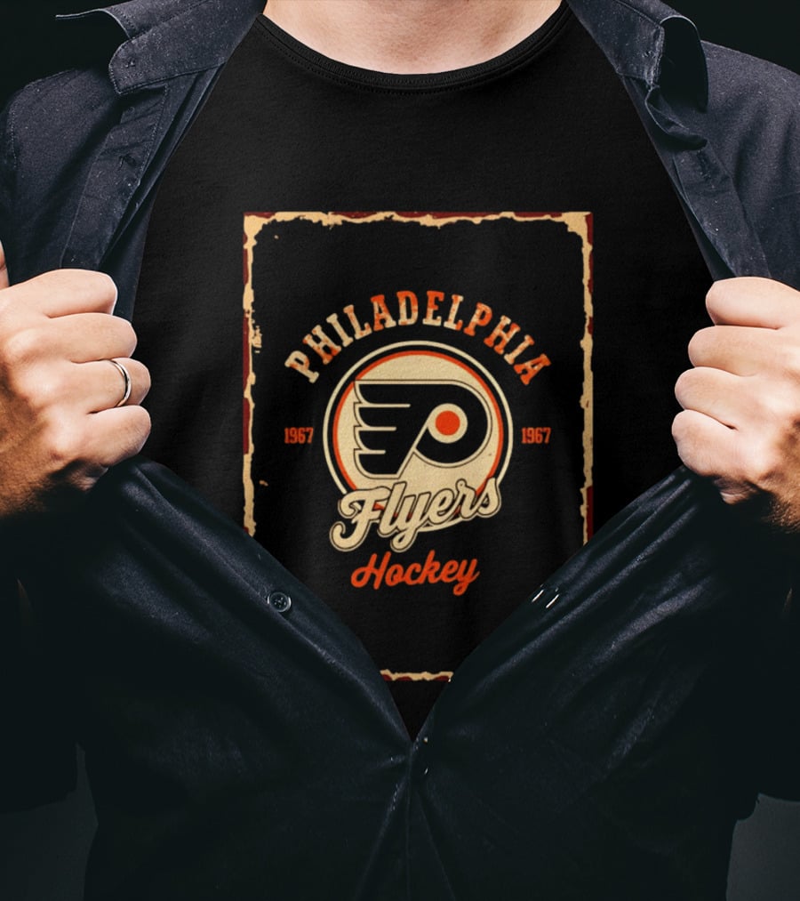 Philadelphia Flyers 1967 Vintage NHL Hockey T-Shirt