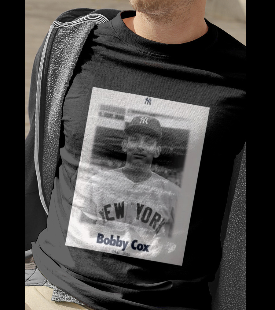 New York Yankees Bobby Cox 1941 2026 T-Shirt