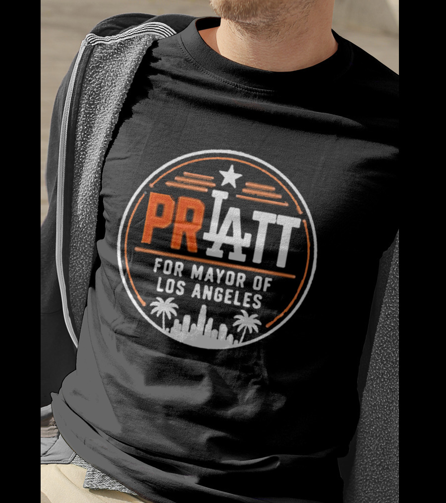 Pratt For Mayor Of Los Angeles 2026 Election Campaign T-Shirt