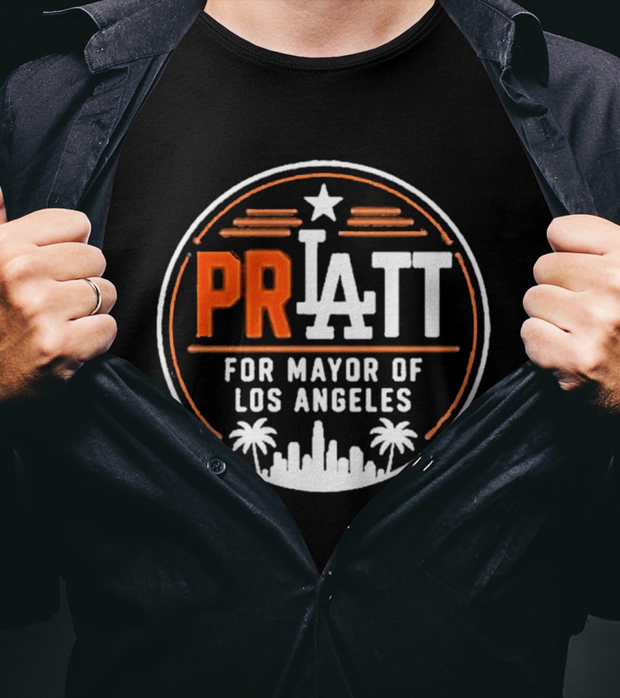 Pratt For Mayor Of Los Angeles 2026 Election Campaign T-Shirt