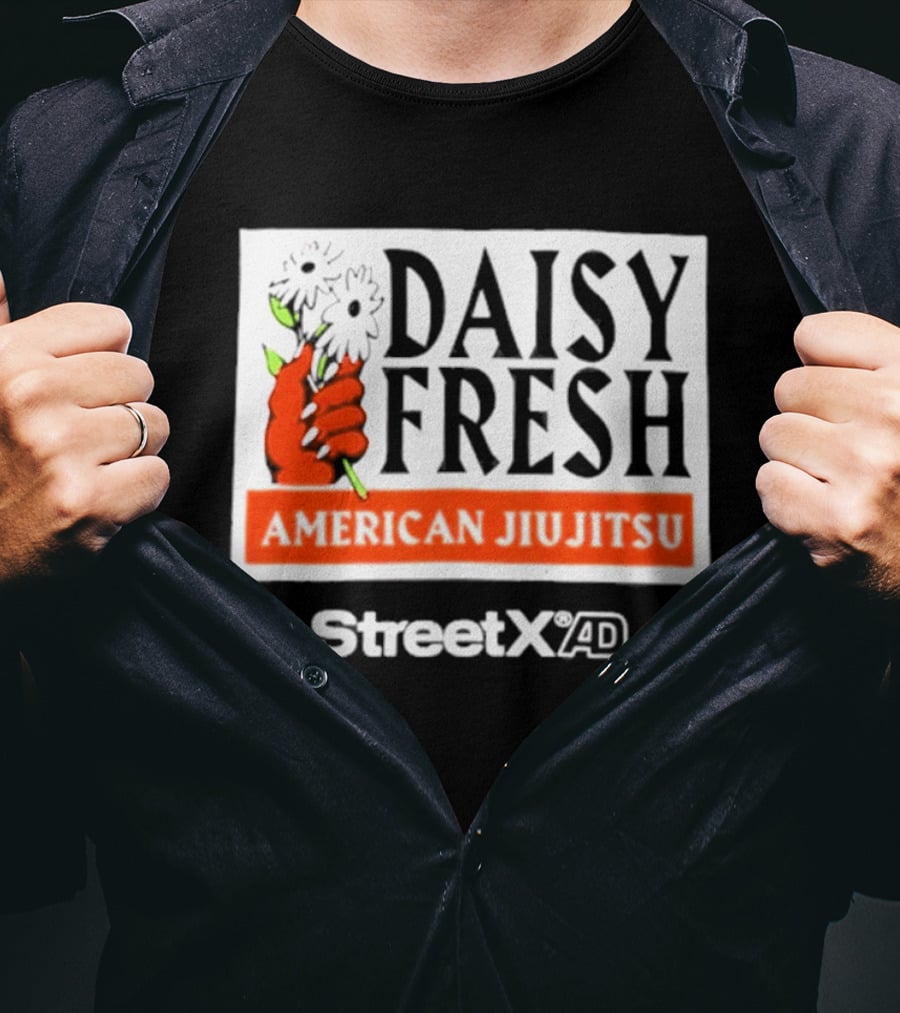 Daisy Fresh American Jiu Jitsu StreetxAD Collaboration T-Shirt
