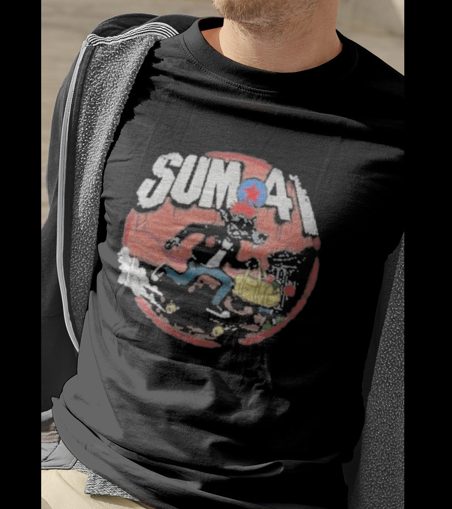 Sum 41 Rat Street Art Comic T-Shirt