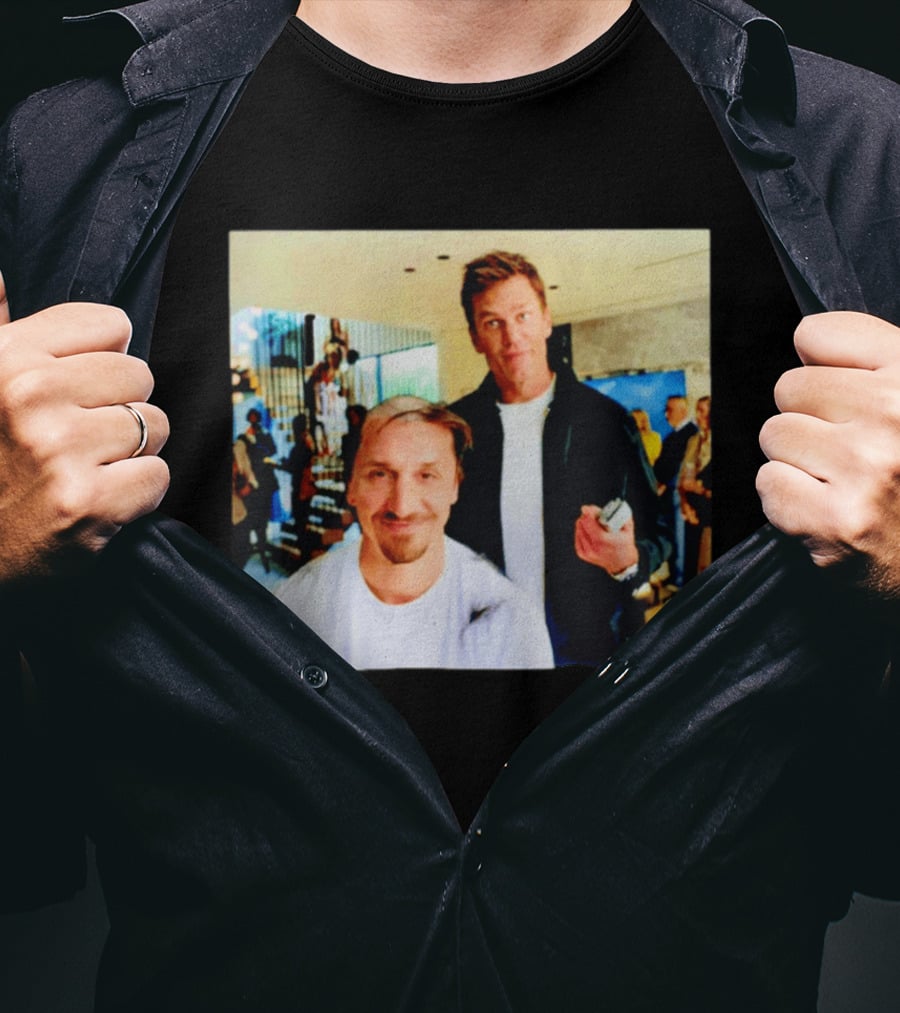Tom Brady Almost Friday Giving Zlatan Ibrahimović A Haircut T-Shirt