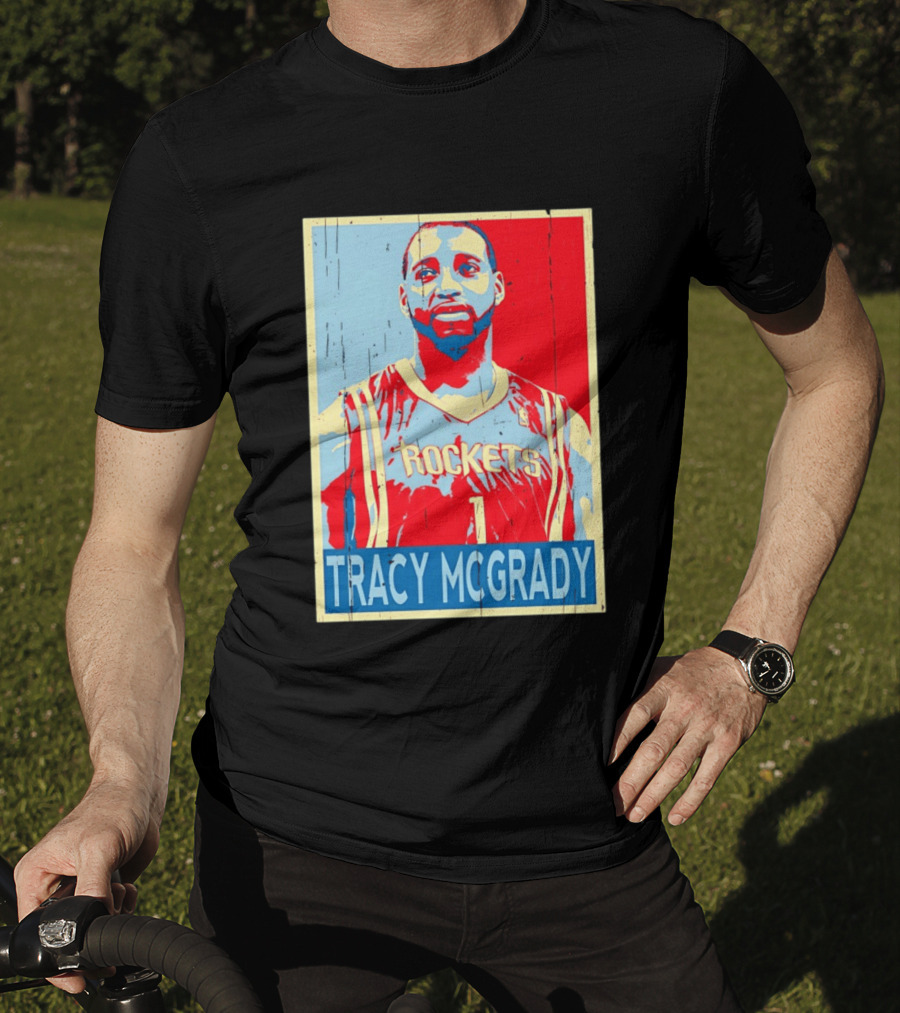 Tracy McGrady Rockets Houston NBA Basketball T-Shirt