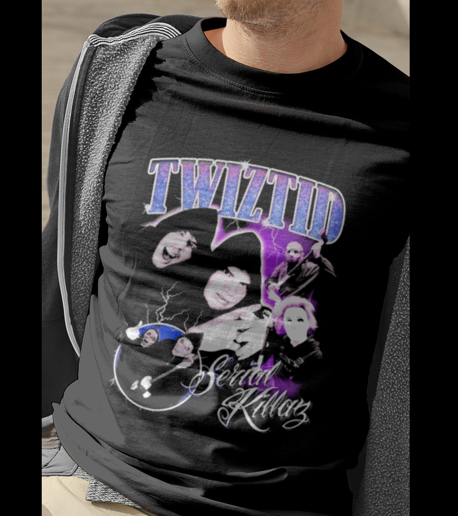Twiztid Serial Killas 90s Rap Psychedelic Horror T-Shirt