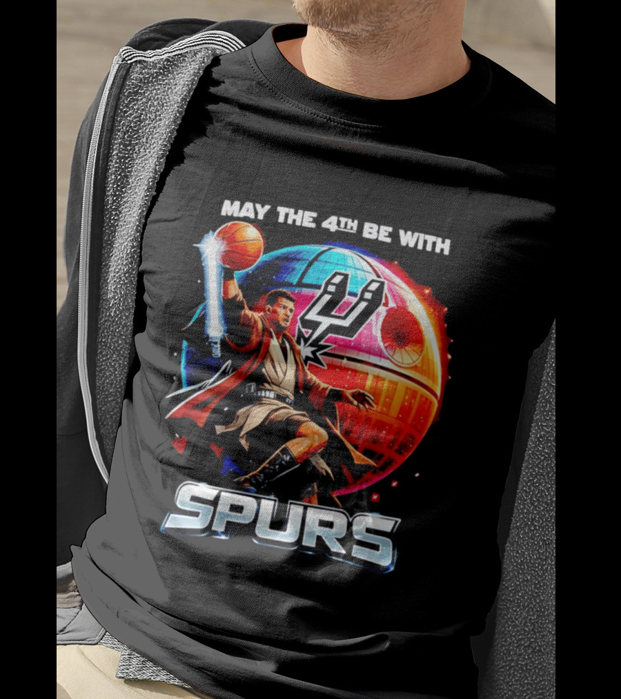 May The 4th Be With You Spurs Star Wars Victor Wembanyama T-Shirt