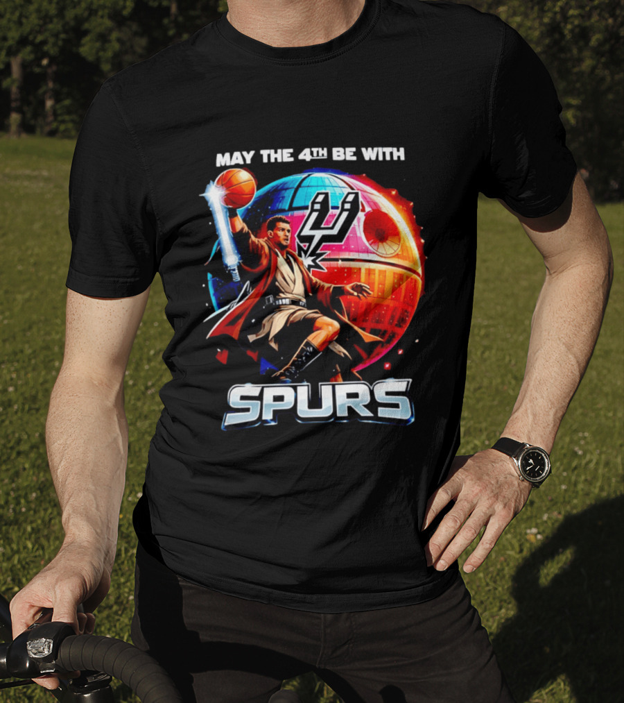 May The 4th Be With You Spurs Star Wars Victor Wembanyama T-Shirt