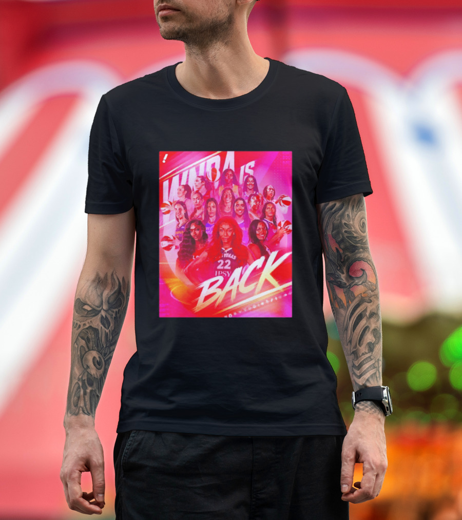 WNBA Is Back 30th Season Highlights Las Vegas Basketball Stars T-Shirt