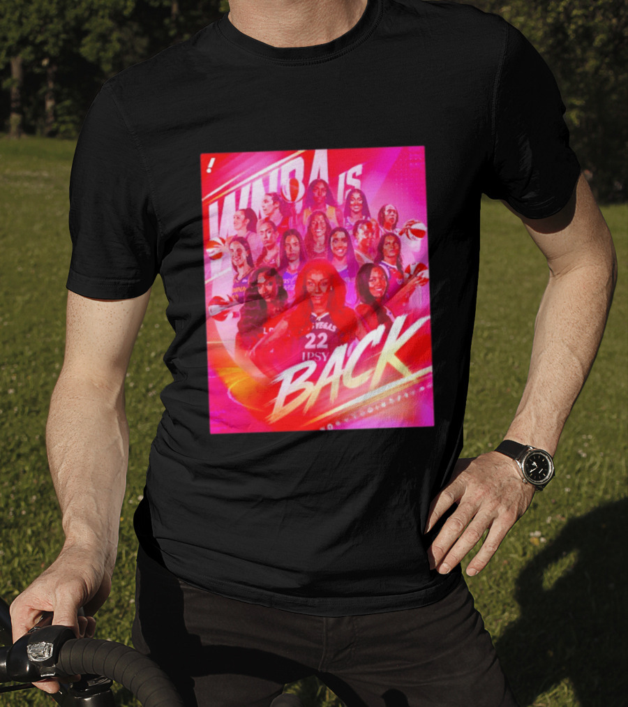 WNBA Is Back 30th Season Highlights Las Vegas Basketball Stars T-Shirt
