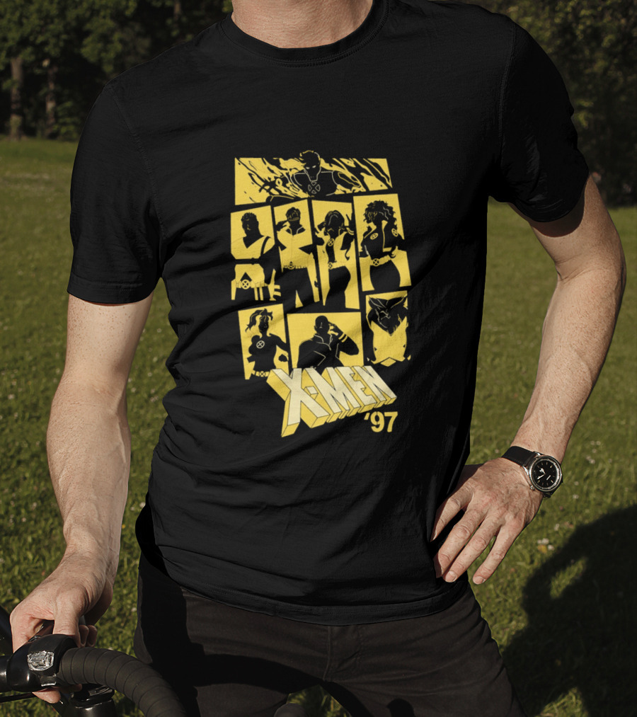 X Men '97 Classic Characters Collage T-Shirt