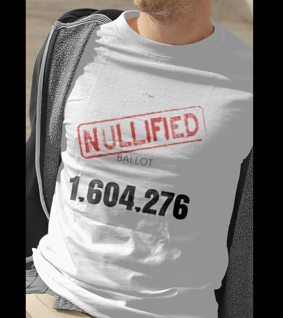 NULLIFIED BALLOT 1604276 Virginia Redistricting Protest T-Shirt