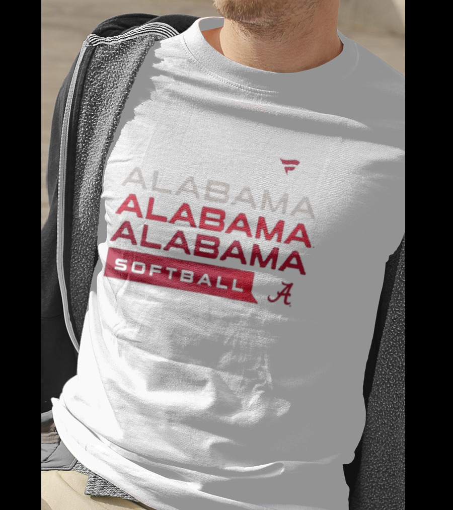 Alabama Crimson Tide Softball Fan Gear Tri Blend Hype T-Shirt