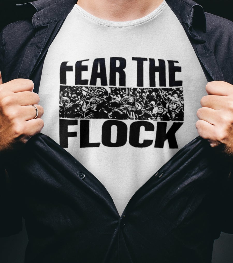 Anaheim Ducks Hockey Fear The Flock 2026 Fowl Towels T-Shirt