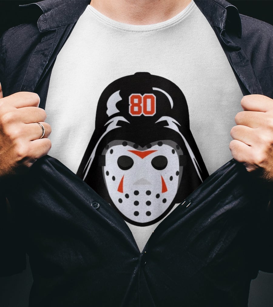 Dan Vladar Darth Vladar Mask 80 Philadelphia Flyers Hockey T-Shirt