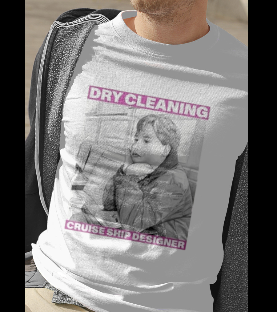 Dry Cleaning Cruise Ship Designer Boy Sketch T-Shirt