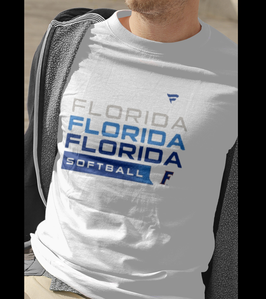 Florida Gators Softball Tri Blend Hype College F T-Shirt