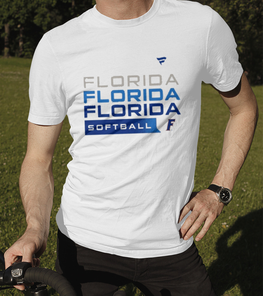 Florida Gators Softball Tri Blend Hype College F T-Shirt